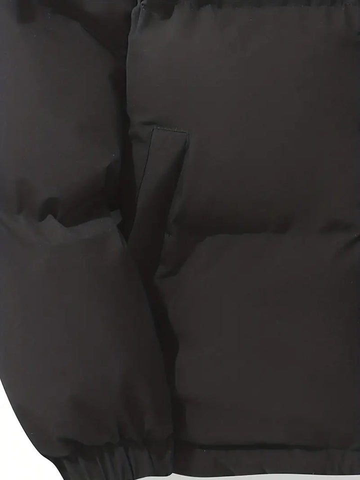 Kapuzenjacke Klassisches Design Warme Winterjacke Winter