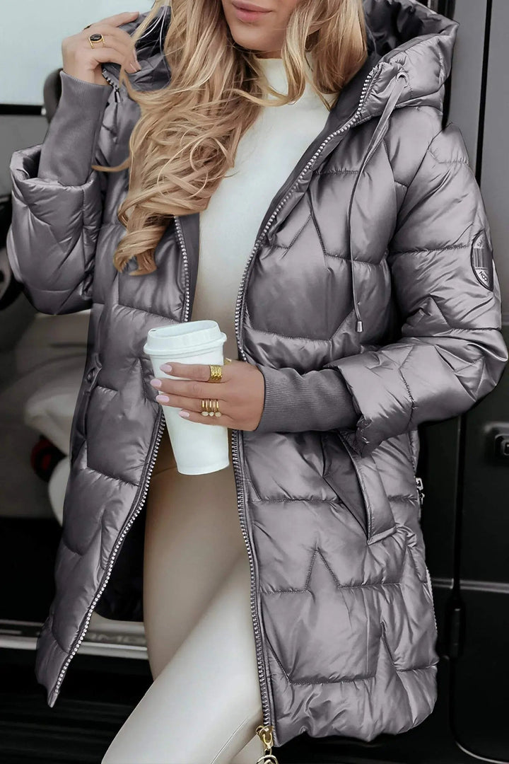 Damen Pufferjacke – Mit Kapuze & Gesteppte Wärme