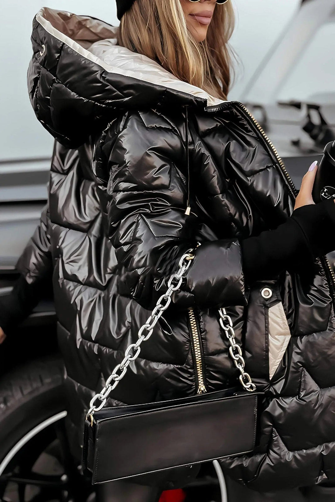 Damen Pufferjacke – Mit Kapuze & Gesteppte Wärme