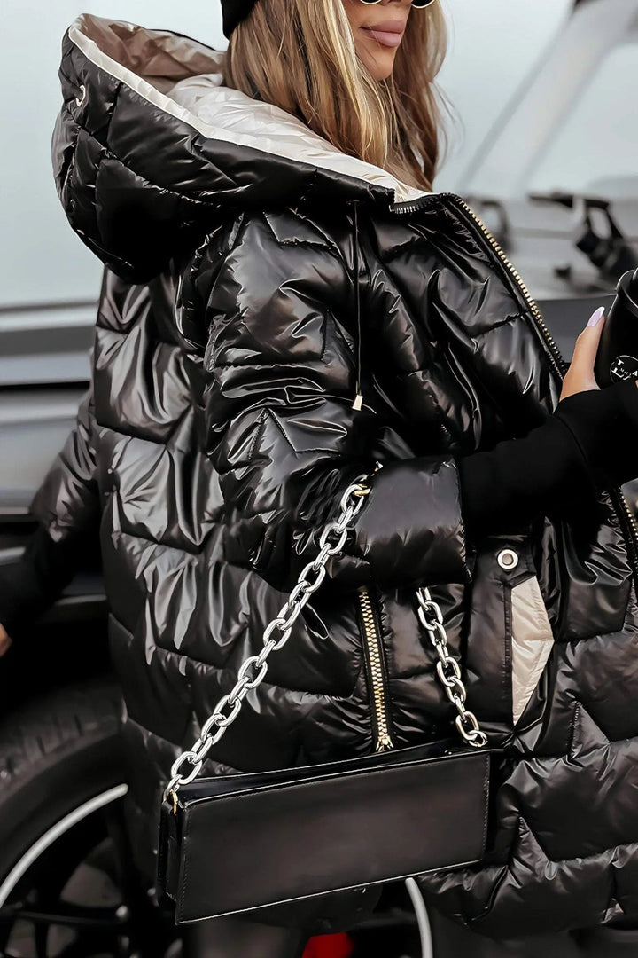 Damen Pufferjacke – Mit Kapuze & Gesteppte Wärme