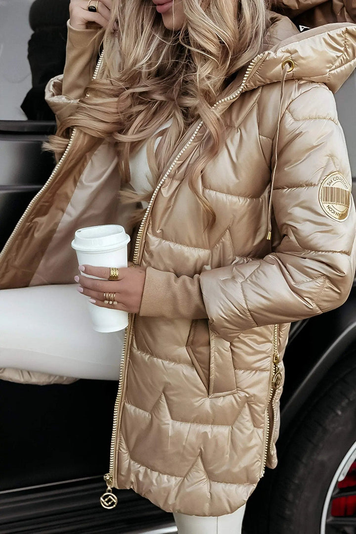 Damen Pufferjacke – Mit Kapuze & Gesteppte Wärme
