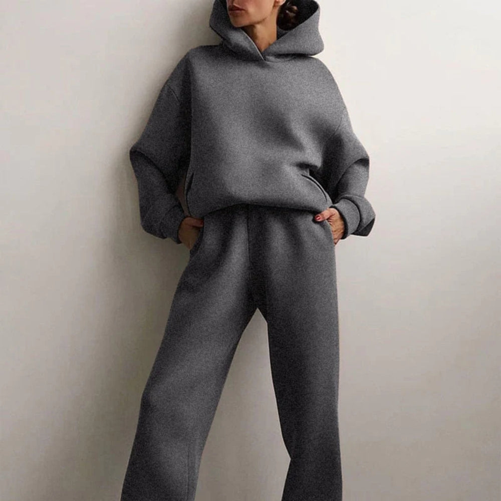 Jogging-Set Locker Geschnittenes Outfit Ideal Zum Faulenzen Und Für Den Alltag