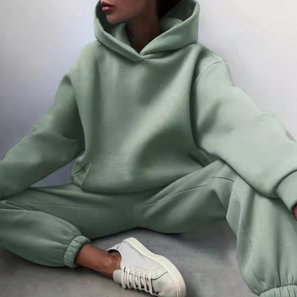 Jogging-Set Locker Geschnittenes Outfit Ideal Zum Faulenzen Und Für Den Alltag