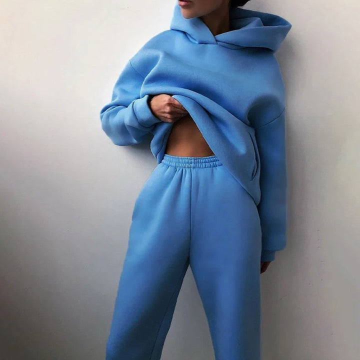 Jogging-Set Locker Geschnittenes Outfit Ideal Zum Faulenzen Und Für Den Alltag