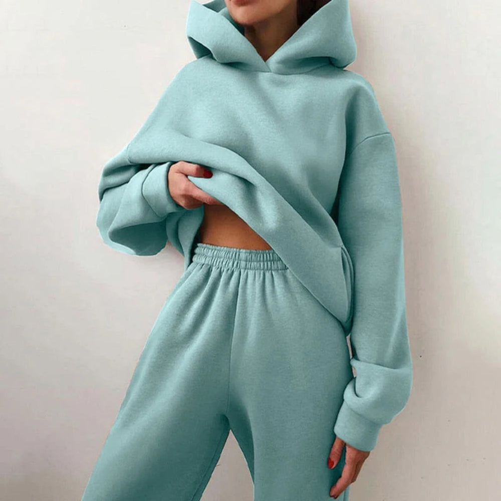 Jogging-Set Locker Geschnittenes Outfit Ideal Zum Faulenzen Und Für Den Alltag