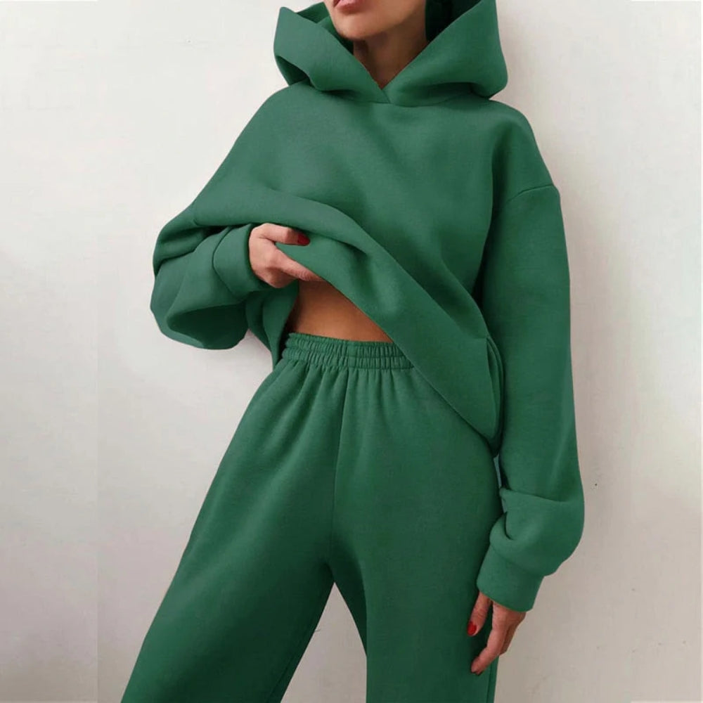 Jogging-Set Locker Geschnittenes Outfit Ideal Zum Faulenzen Und Für Den Alltag