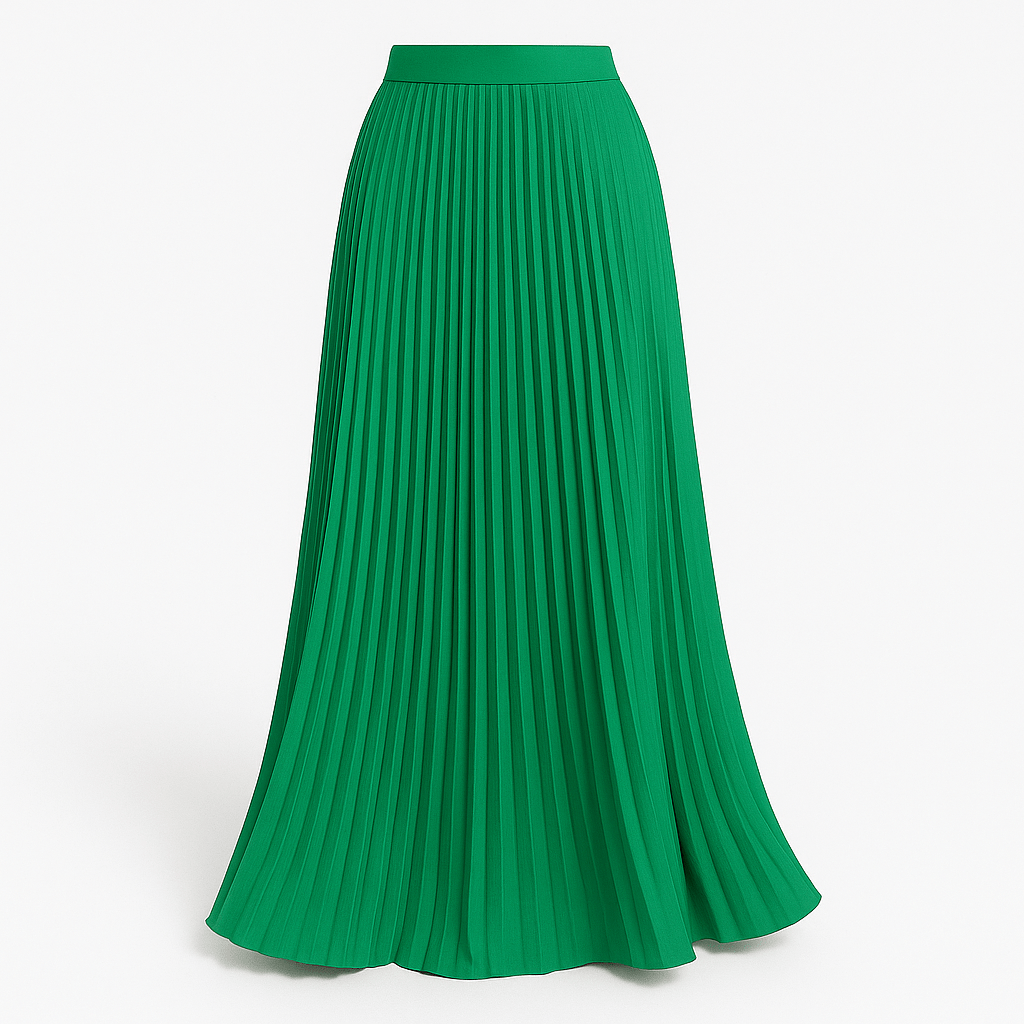 Vena | Damen Maxirock – Elegante Falten, Atmungsaktives Material & Fliessende Silhouette