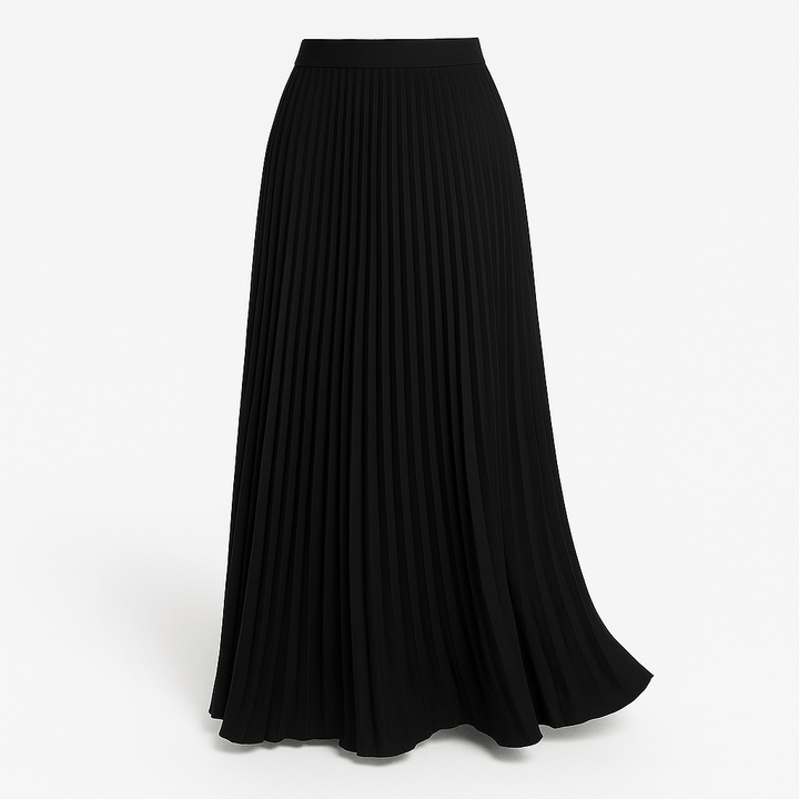 Vena | Damen Maxirock – Elegante Falten, Atmungsaktives Material & Fliessende Silhouette
