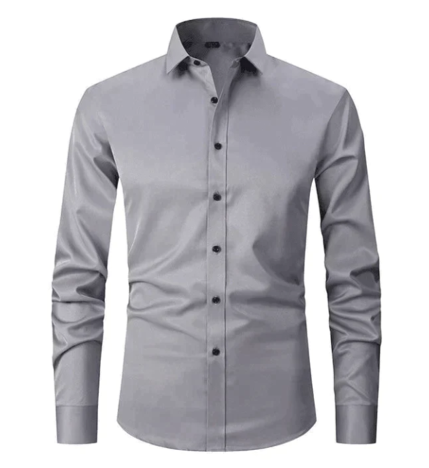 Herren Stretch Shirt Bequemes Hemd Mit Superstretch