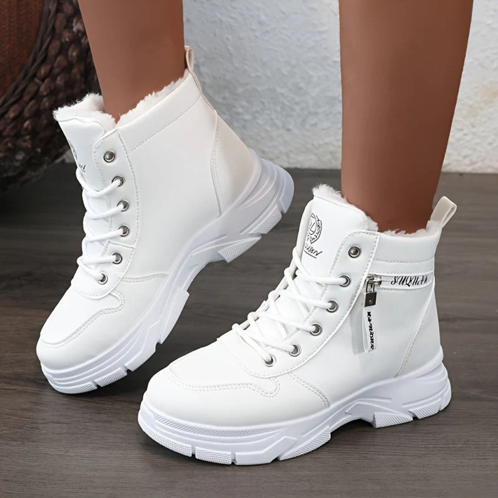 Frauen Festliche Winterstiefel für Frauen - Lässiges, Einfarbiges Muster