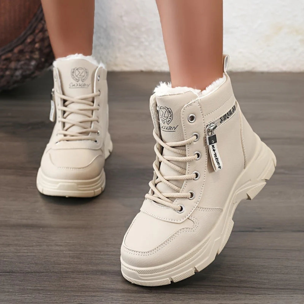 Frauen Festliche Winterstiefel für Frauen - Lässiges, Einfarbiges Muster