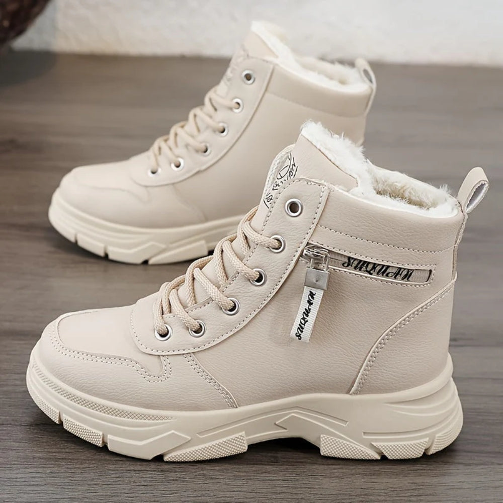 Frauen Festliche Winterstiefel für Frauen - Lässiges, Einfarbiges Muster