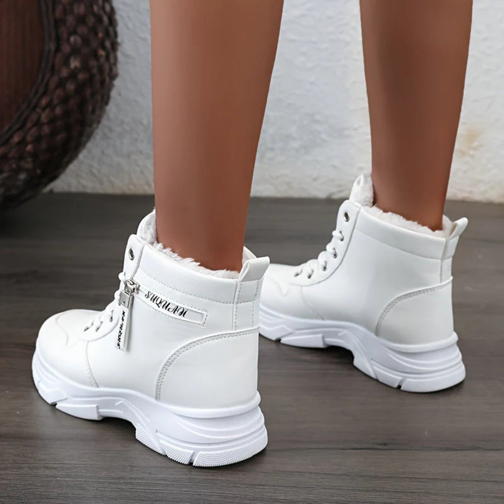 Frauen Festliche Winterstiefel für Frauen - Lässiges, Einfarbiges Muster