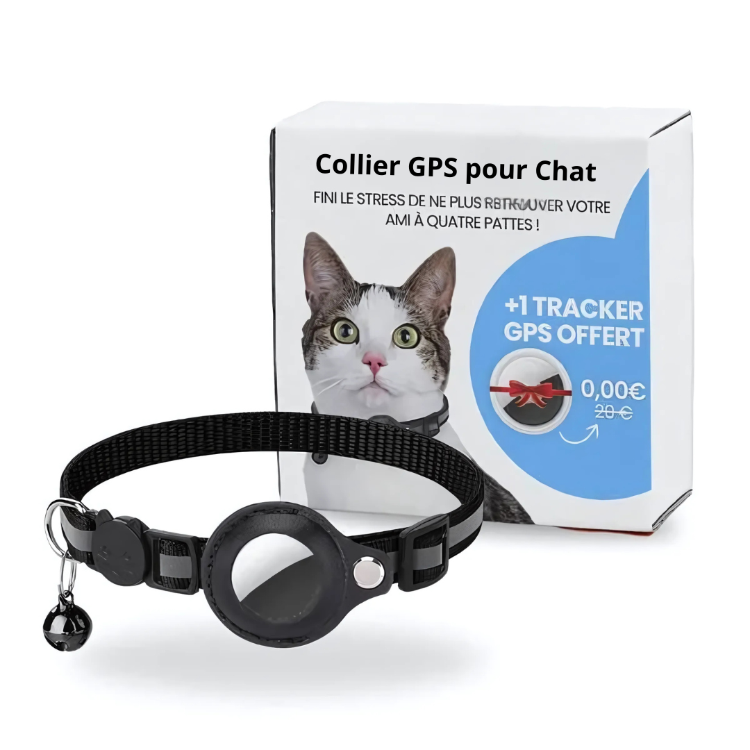 GPS-Tracker für Katzenhalsbänder in Echtzeit – Anti-Verlust-Sicherheitshalsband mit Live-Standortanzeige