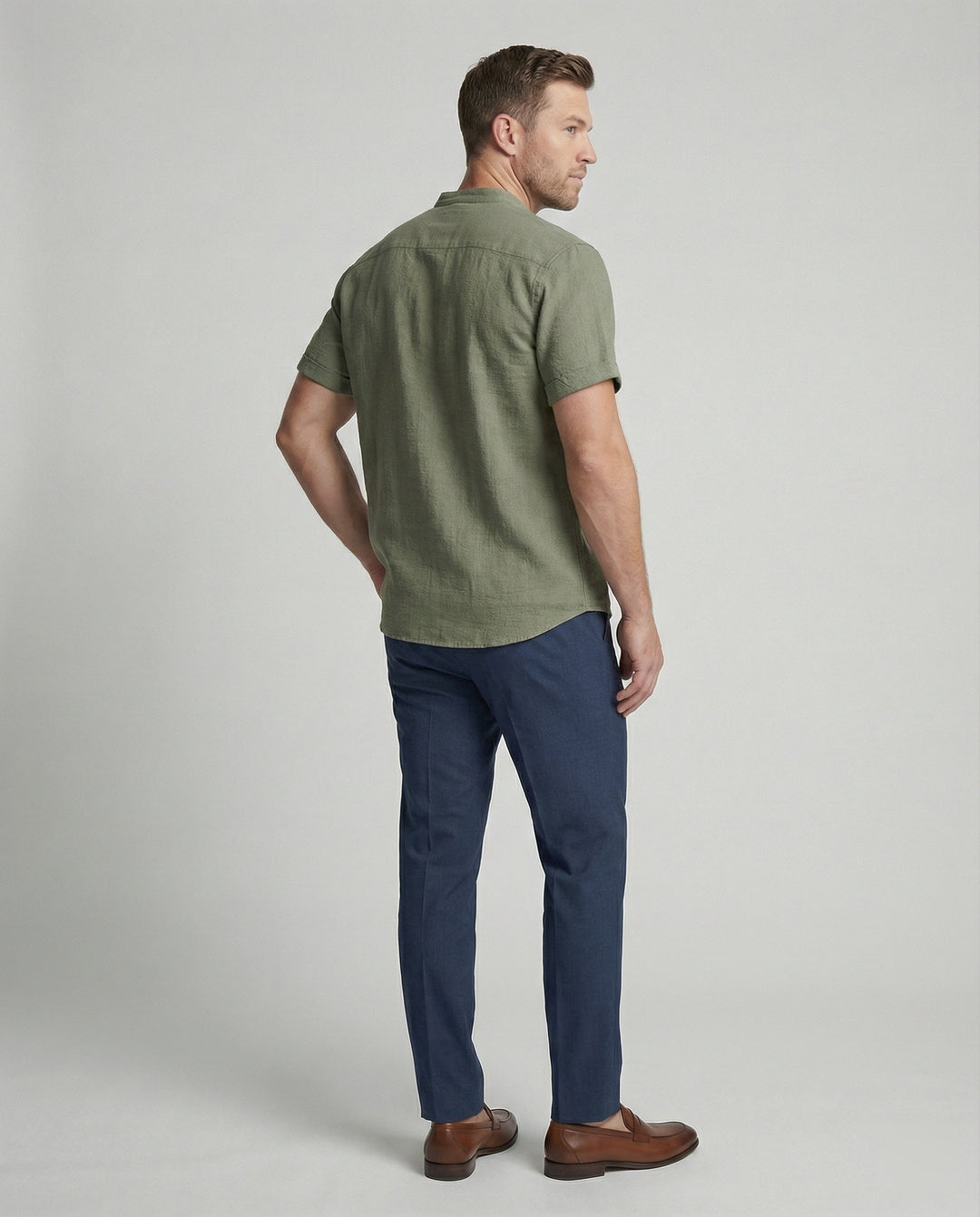 Hommes | Herren Poloshirt mit V-Ausschnitt – Pflegeleichtes Polyester & Formstabil
