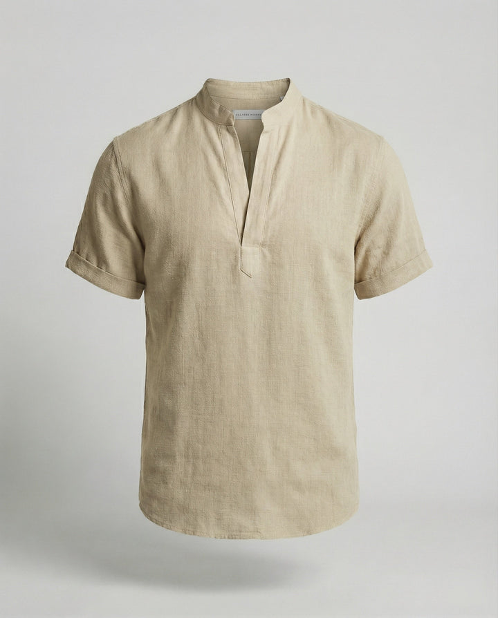 Hommes | Herren Poloshirt mit V-Ausschnitt – Pflegeleichtes Polyester & Formstabil