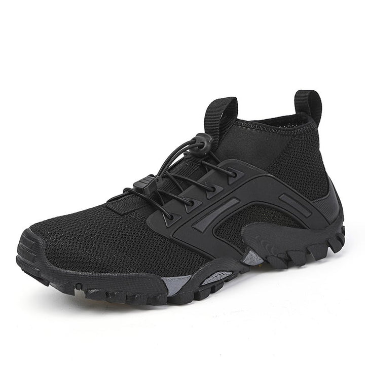 Herren Mid-Top Wanderschuhe – Rutschfeste Gummisohle & Outdoor