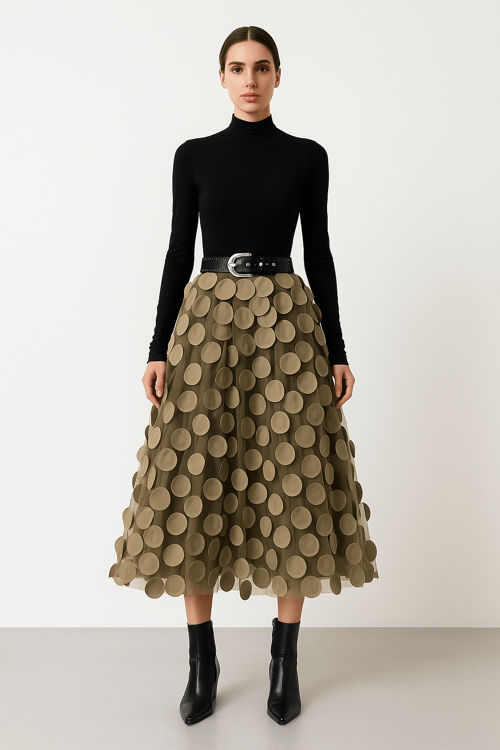 Sophé | Damen Midirock – Modell Ida, Sanfte A-Linie & Federleichtes Material