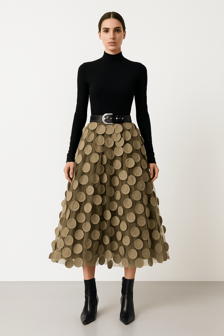 Sophé | Damen Midirock – Modell Ida, Sanfte A-Linie & Federleichtes Material