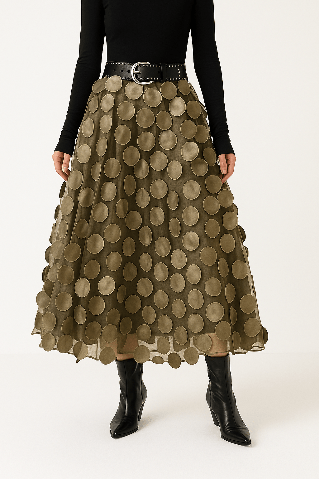 Sophé | Damen Midirock – Modell Ida, Sanfte A-Linie & Federleichtes Material