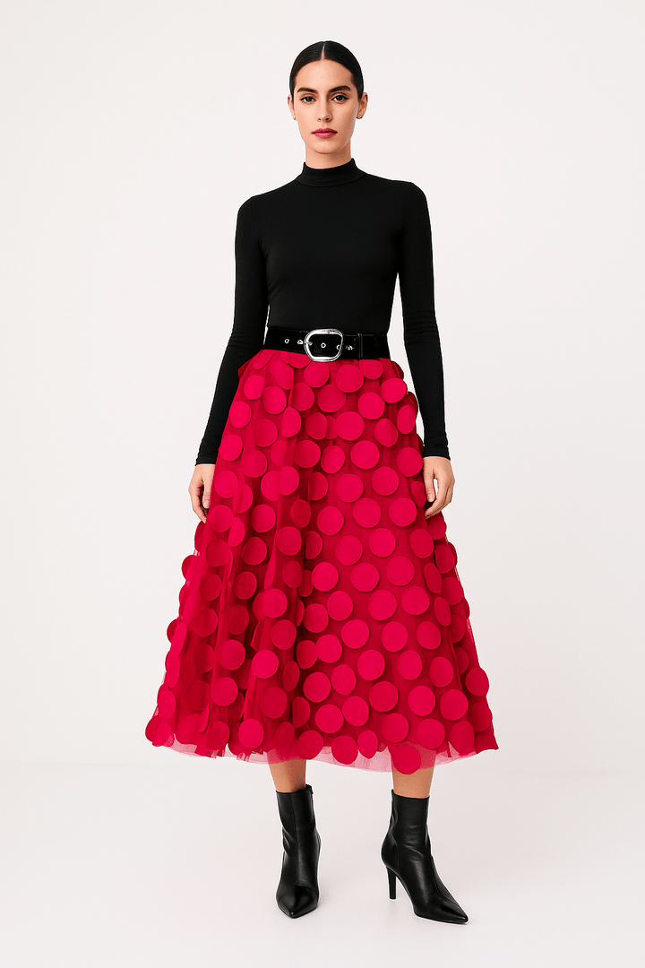 Sophé | Damen Midirock – Modell Ida, Sanfte A-Linie & Federleichtes Material