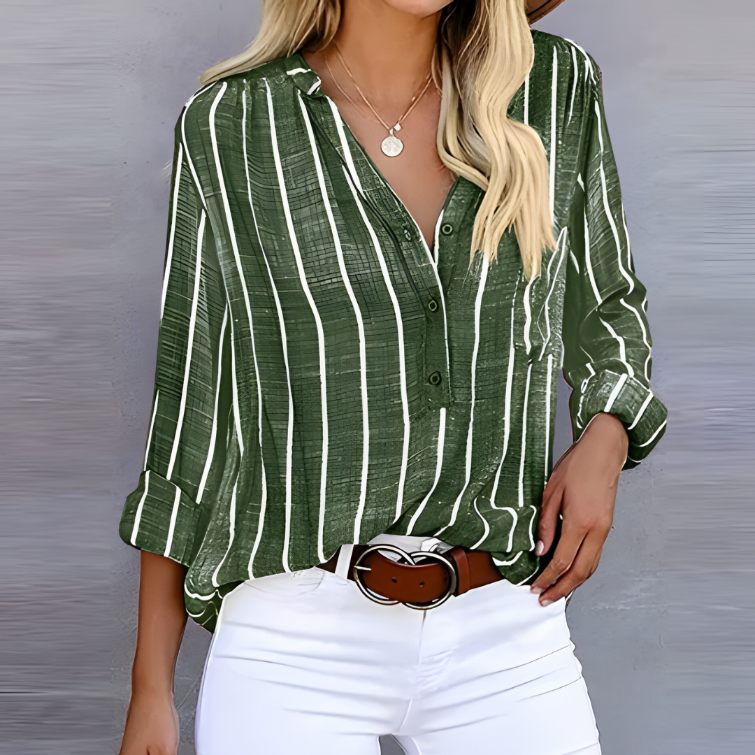 Chloé | Trendige gestreifte Damenbluse