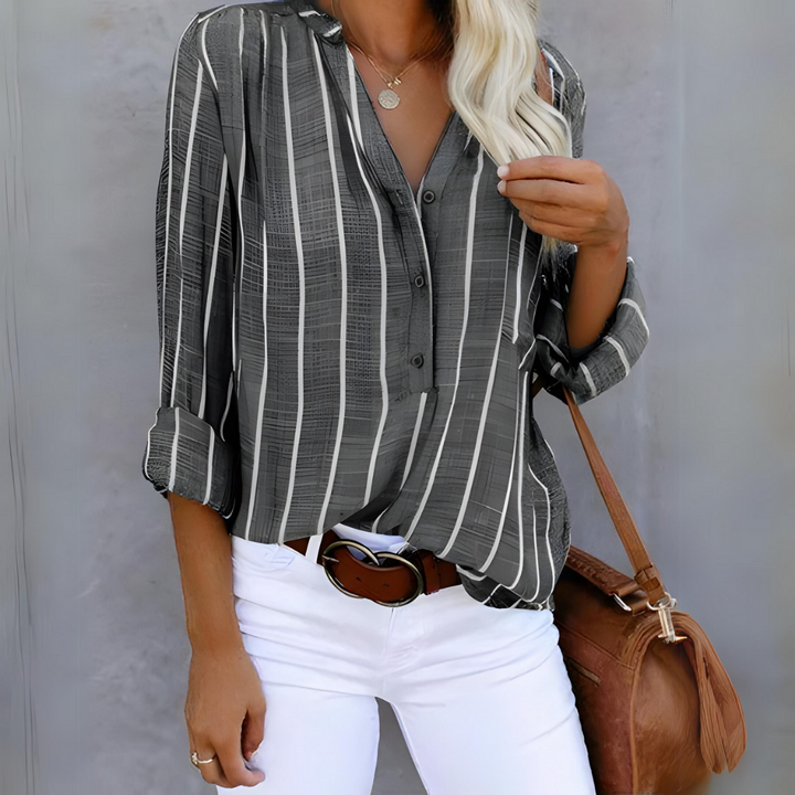 Chloé | Trendige gestreifte Damenbluse