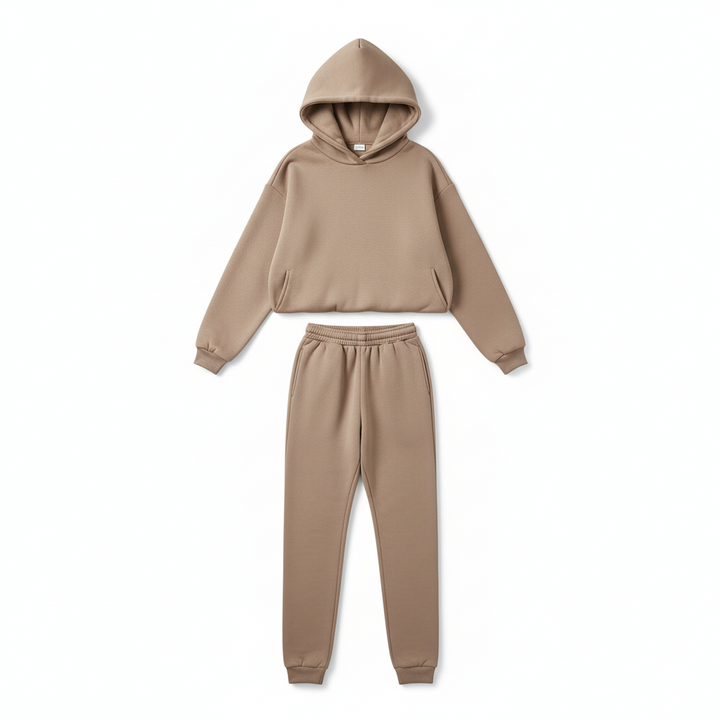 Jogging-Set Synthetik-Mischgewebe Polyester Regular Fit Angenehm Zu Tragen