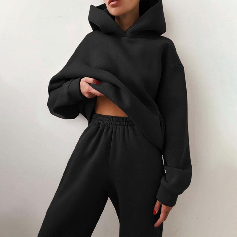 Jogging-Set Synthetik-Mischgewebe Polyester Regular Fit Angenehm Zu Tragen