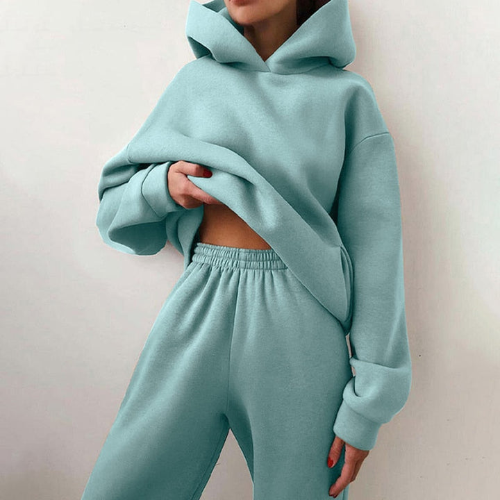 Jogging-Set Synthetik-Mischgewebe Polyester Regular Fit Angenehm Zu Tragen