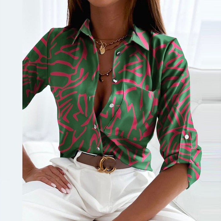Isana | Damen Bluse – Klassischer Kragen, Atmungsaktives Material & Edle Passform
