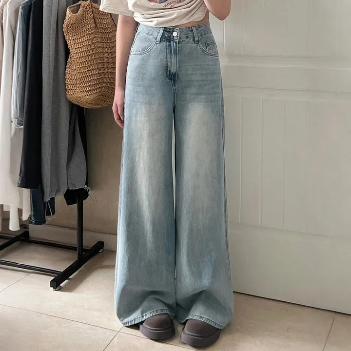 Damen Lässige Mom-Jeans Mit Lockerer Passform Vielseitige Einsatzmöglichkeiten