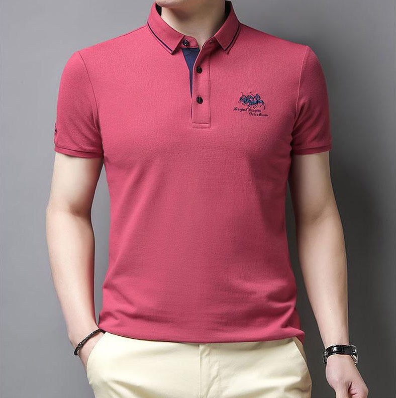 Polohemd Herren Baumwolle – Lässiges Poloshirt Mit Knopfleiste
