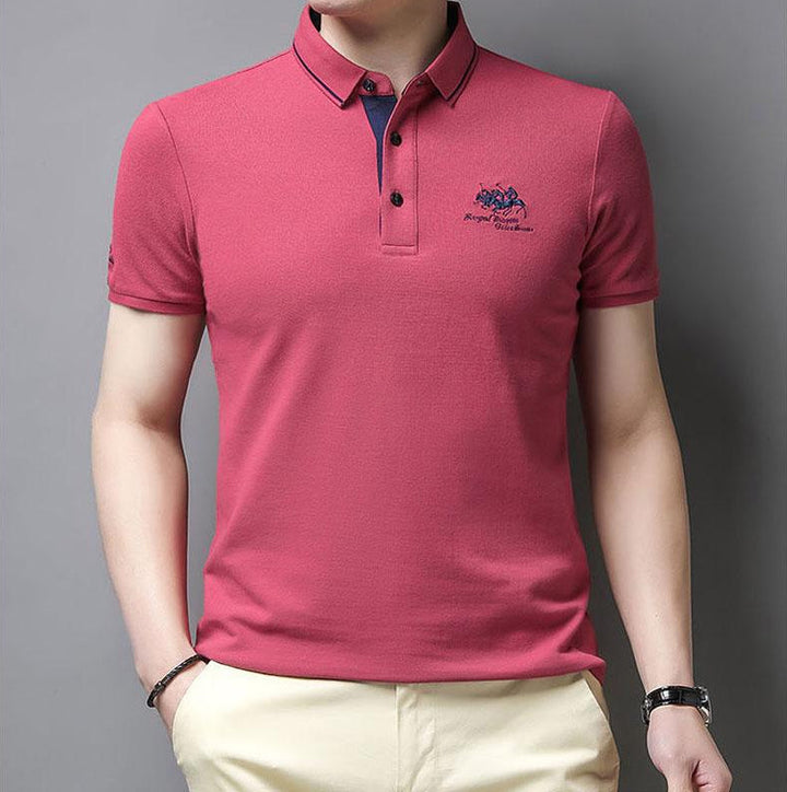 Polohemd Herren Baumwolle – Lässiges Poloshirt Mit Knopfleiste