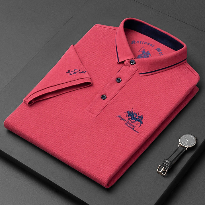 Polohemd Herren Baumwolle – Lässiges Poloshirt Mit Knopfleiste