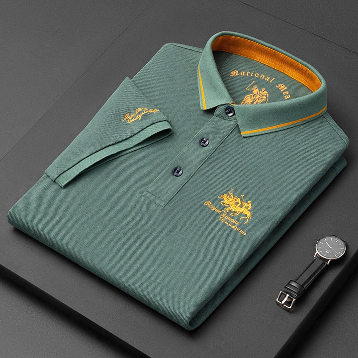 Polohemd Herren Baumwolle – Lässiges Poloshirt Mit Knopfleiste