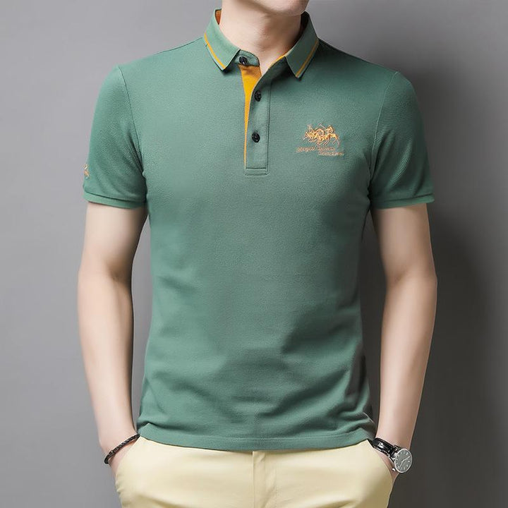 Polohemd Herren Baumwolle – Lässiges Poloshirt Mit Knopfleiste