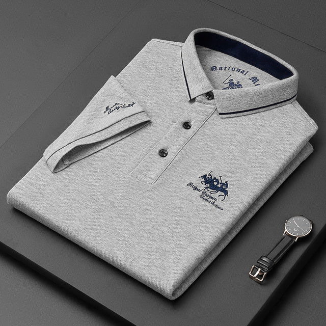 Polohemd Herren Baumwolle – Lässiges Poloshirt Mit Knopfleiste