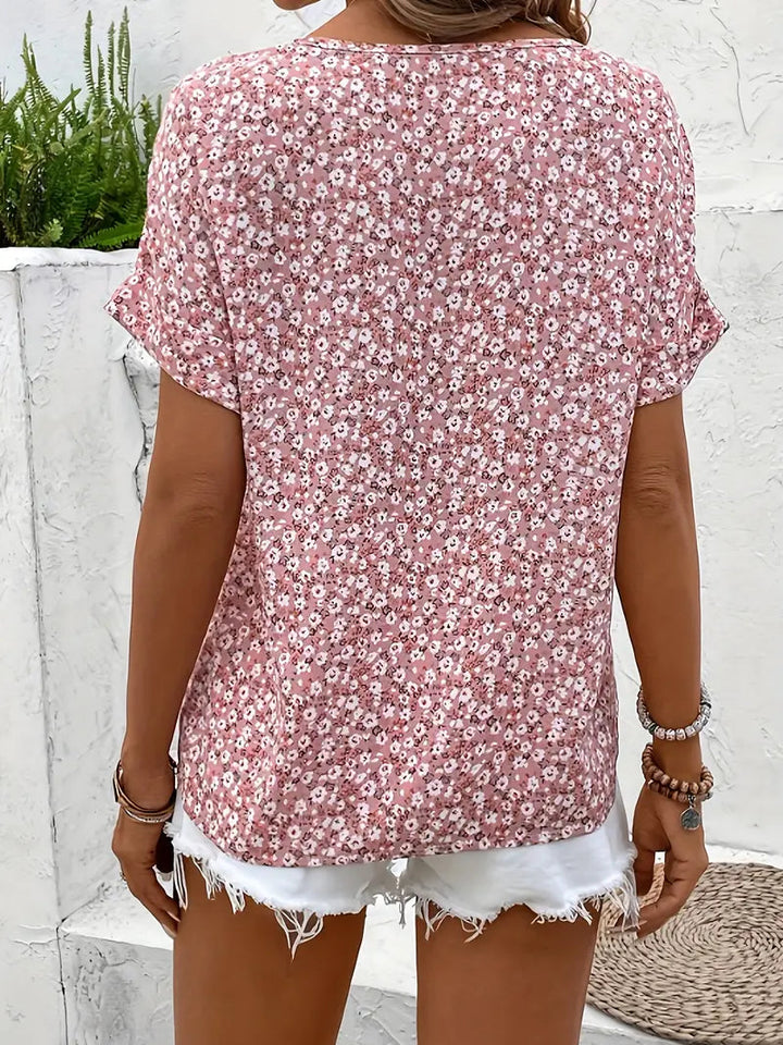 Flora | Damen Sommeroberteil – Kurzer Schnitt, Leichtes Material & Luftiges Design