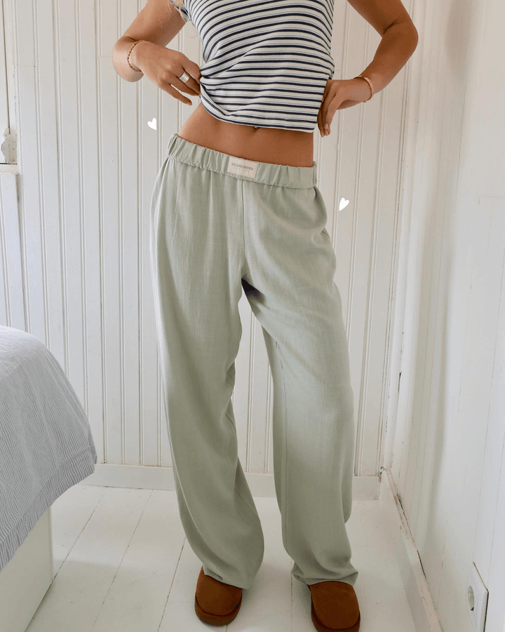 Loungehose Für Damen Mit Relaxed Fit Elastischem Bund Weich Leicht Und Bequemen Seitentaschen Für Ultimativen Komfort