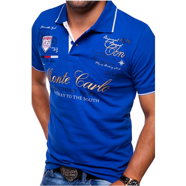 Polohemd Herren Baumwolle – Slim Fit Mit V-Ausschnitt Für Büro Und Freizeit