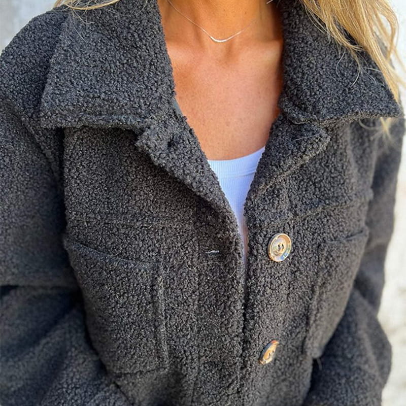 Damen Herbstjacke Warm Gehalten Rucksack Handlich Stoff Angenehm