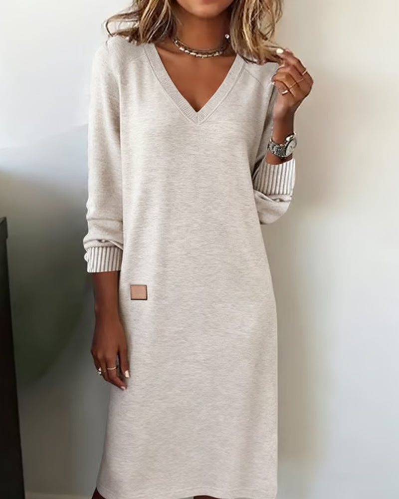Damen Strickkleid – Weicher Strick & Elastische Passform