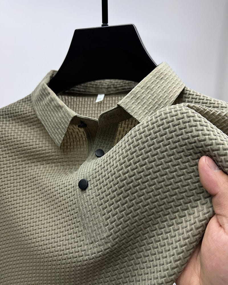 Beya | Herren Polohemd – Markante Struktur, Leichtes Material & Business-Casual Stil