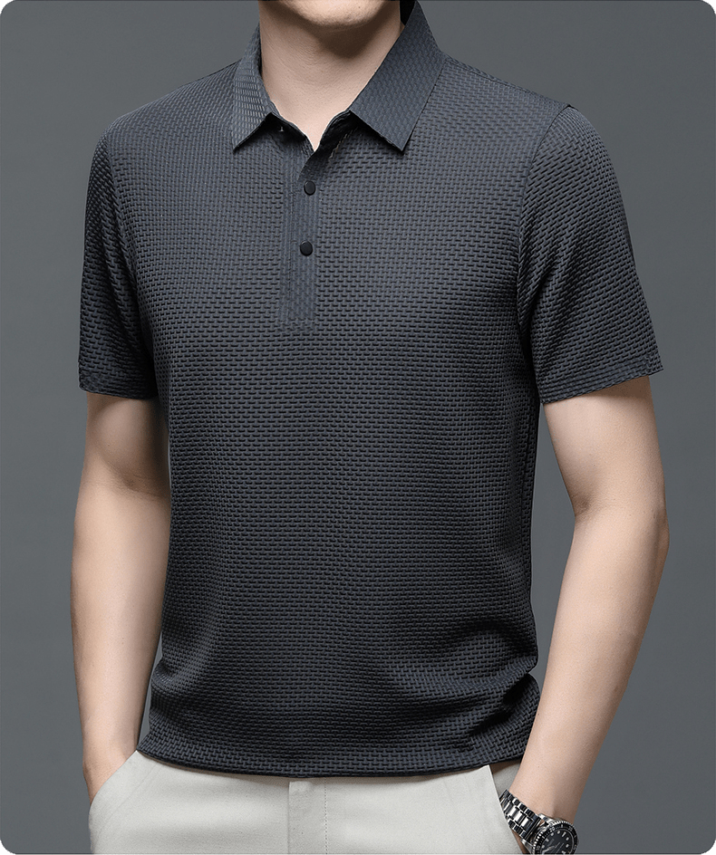 Beya | Herren Polohemd – Markante Struktur, Leichtes Material & Business-Casual Stil