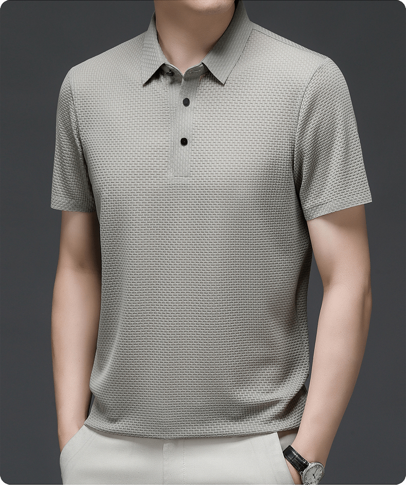 Beya | Herren Polohemd – Markante Struktur, Leichtes Material & Business-Casual Stil