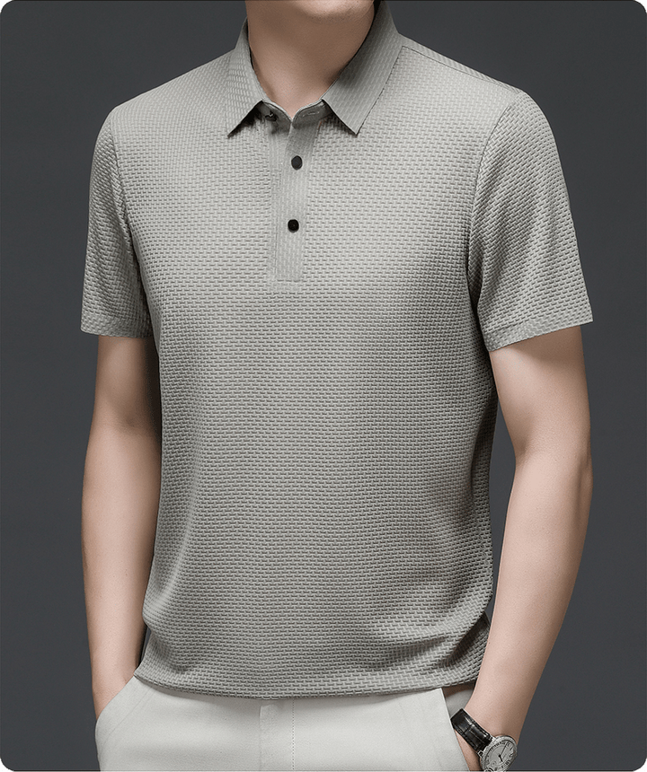 Beya | Herren Polohemd – Markante Struktur, Leichtes Material & Business-Casual Stil