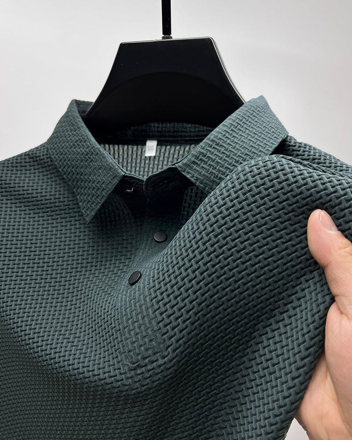 Beya | Herren Polohemd – Markante Struktur, Leichtes Material & Business-Casual Stil