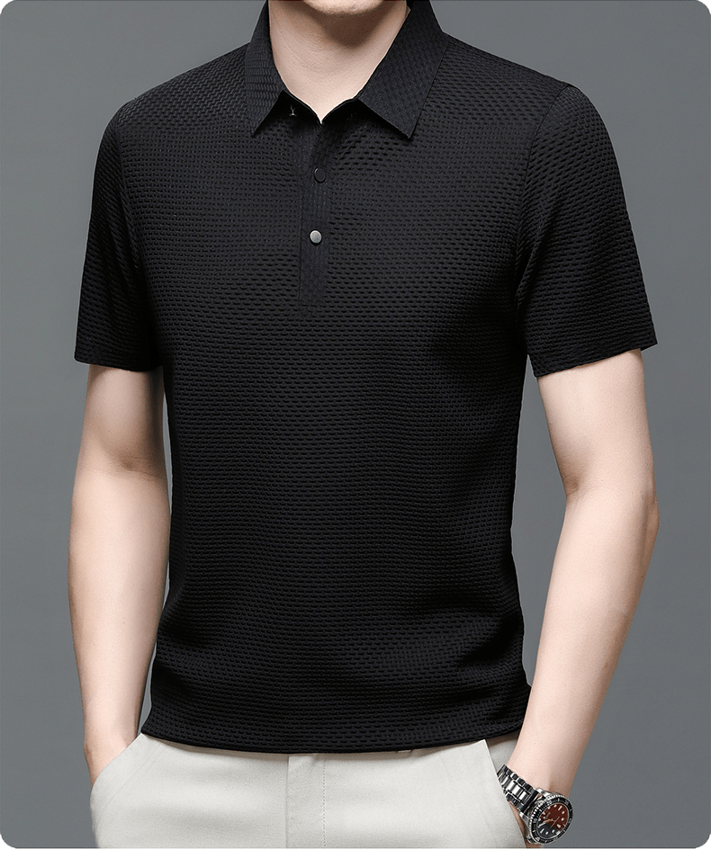 Beya | Herren Polohemd – Markante Struktur, Leichtes Material & Business-Casual Stil