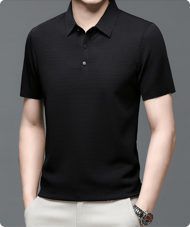 Beya | Herren Polohemd – Markante Struktur, Leichtes Material & Business-Casual Stil